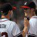 Atlanta Braves players celebrate after a win.