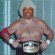 Composite image of wrestler Dusty Rhodes with Dusty Baker's face.
