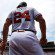 Evan Gattis waits in the on-deck circle.