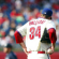 Philadelphia Phillies pitcher Roy Halladay walks around the mound on Sunday.