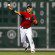 Jose Iglesias throwing to first base.