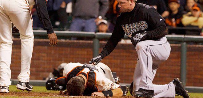 http://throughthefencebaseball.com/wp-content/uploads/2014/02/Buster-Posey-after-infamous-collision.jpg
