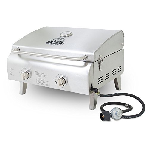 Pit Boss Grills 75275 Stainless Steel Two-Burner Portable Grill