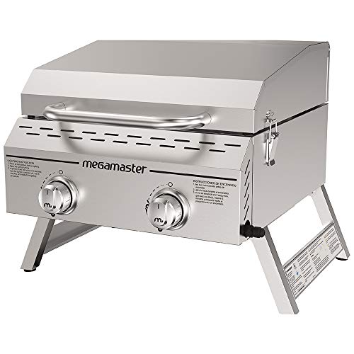 Megamaster Premium Outdoor Cooking 2-Burner Grill, While Camping, Outdoor...