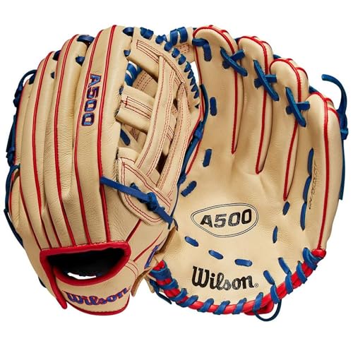 WILSON A500 12” Utility Youth Baseball Glove - Right Hand Throw,...