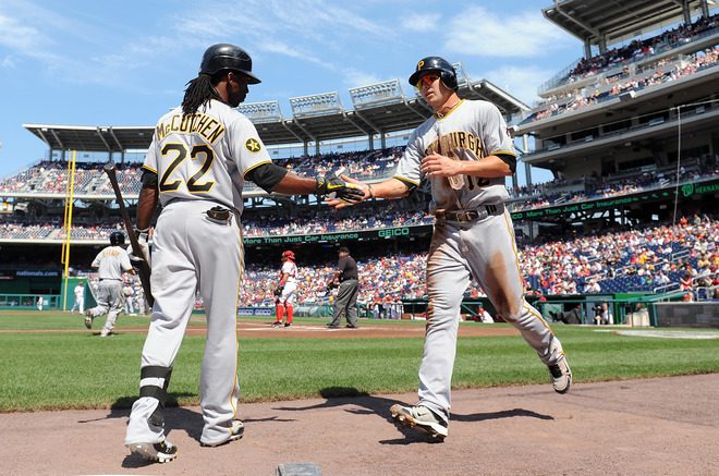 Andrew McCutchen's All-Star snub has teammates rallying. (Greg Fiume/Getty Images)