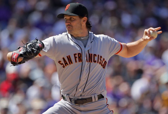 Barry Zito a dominant win? Barry Zito a complete-game shutout? (Doug Pensinger/Getty Images)