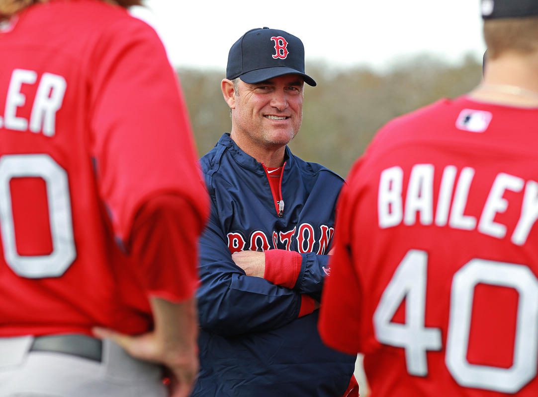 John Farrell keeps a watchful eye on Boston Red Sox pitchers and fantasy baseball owner prospects during spring training.