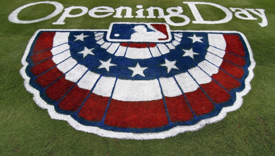 Opening day logo for MLB power rankings