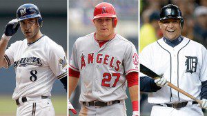 Fantasy baseball spotlight on Ryan Braun, Mike Trout and Miguel Cabrera