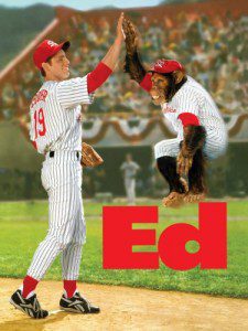 Ed the chimp from the baseball movie Ed the Chimp
