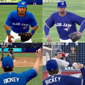 MLB 13 The Show vs. MLB 2K13 graphics comparison