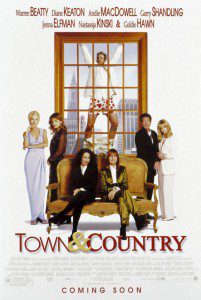 Movie poster for the not blockbuster Town & Country