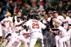 Jason Giambi kept the Cleveland Indians afloat with a late-September walkoff blast.
