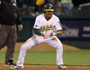 Coco Crisp is excited.