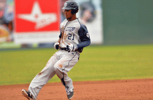 Garrett Whitley has some of the best power/speed in the 2015 MLB draft.