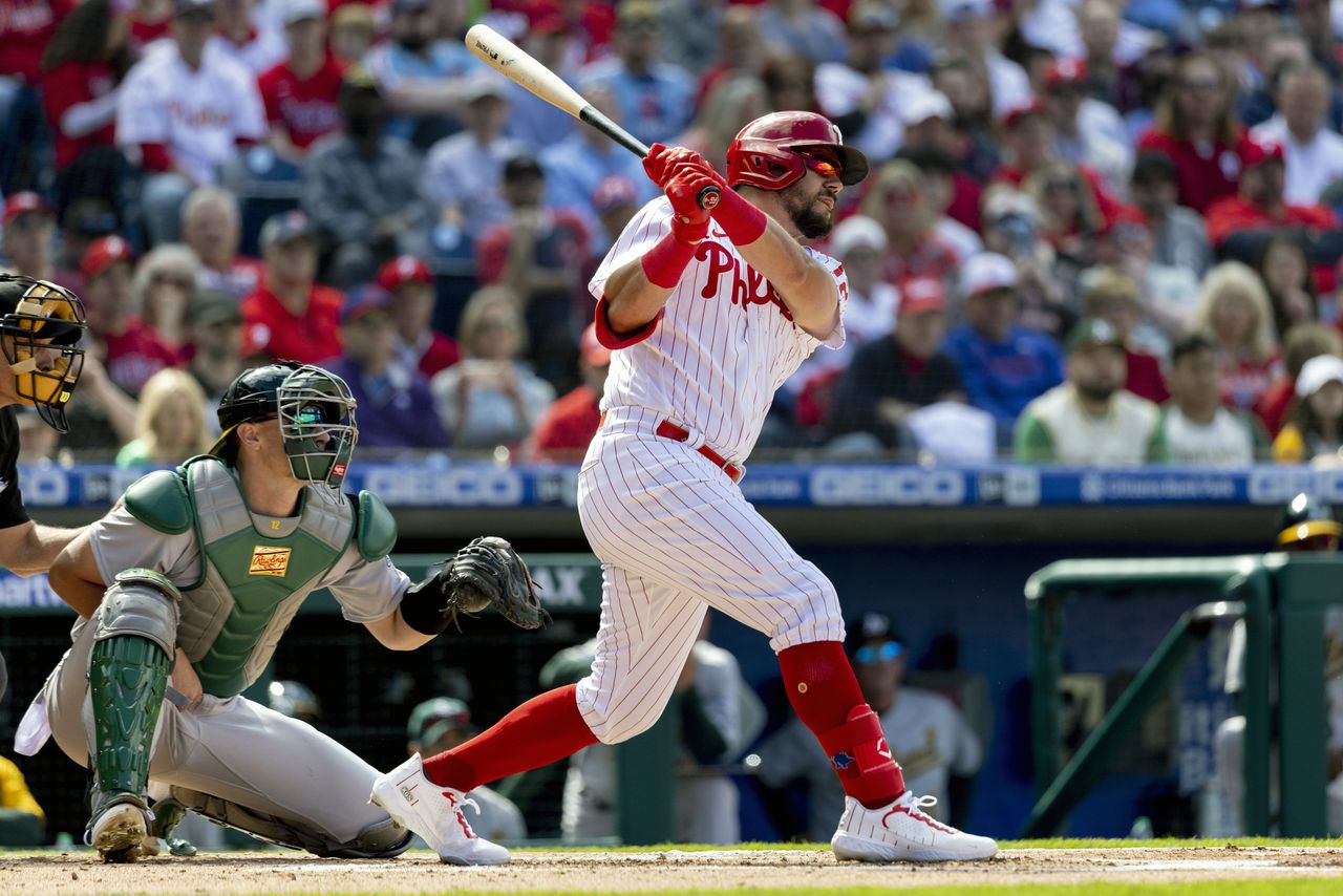 Kyle Schwarber, Rhys Hoskins failing to produce in Phillies lineup